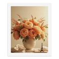 thumbnail image 5 of Paint By Numbers Kit for Adults Beginner - Cream Peony Bouquet With Orange Blooms DIY Canvas Painting Kits for Adults, Frameless Paint By Number for Adults for Home Wall Decor 16x20 Inch, 5 of 7