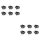 thumbnail image 2 of Bewildely Servilletas de San Valentín Soportes de diseño de hojas plateadas Servilleteros Círculo para diario Suministros para fiestas Comedor Type2 NO2 Bewildely CBP366453, 2 of 5