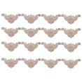 thumbnail image 5 of BQLZR 16Pieces Type C-15 Wood Carved Decal Corner Onlay Applique Flower 5x5cm, 5 of 5