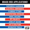 thumbnail image 4 of K & S Precision Metals 622363 0.25 x 36 in. Brass Round Rod, 4 of 4