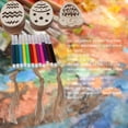 thumbnail image 3 of Wooden Cutouts, 30Pcs Widely  Assorted Style Hollow Design Easter Wooden Pendants Light Weight With Pen Rope For Craft, 3 of 8