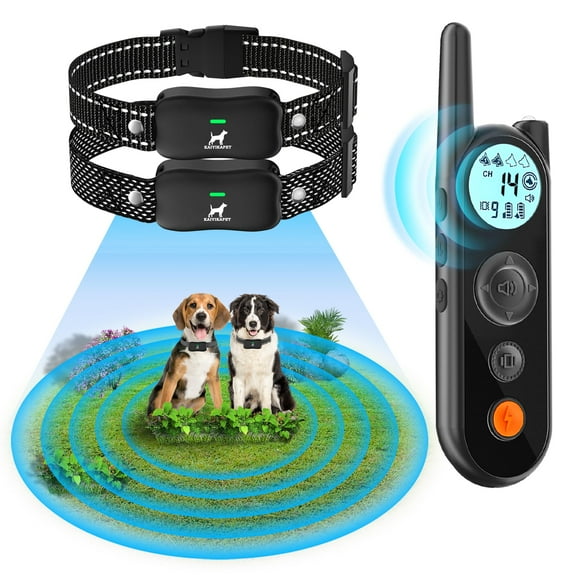 Valla inalámbrica para perros KAIYIKAPET X1 para 2 perros con 14 niveles