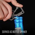 thumbnail image 5 of Key Unity Carabiner Keychain Clip, Titanium Multi-tool Bottle Opener Keychain KU06, 5 of 9