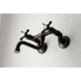 thumbnail image 3 of Kingston Brass KS116ORB Essex Two Handle Wall Mount Bathroom Faucet, Oil Rubbed Bronze, 3 of 5