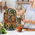 thumbnail image 3 of HELLHERO Thickened Polyester Kitchen Blender Dust Cover with Washable for Home Kitchen Indoor, Calf Sunflower, 3 of 6