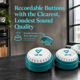 Pet Clickers 6 Buttons + 3 HexTiles (Bold) Recordable Pet Communication ...