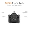 thumbnail image 4 of Black 2.4G Remote Control High-Speed Racing Boat with Dual Motors – 25km/h Water Toy for Kids, 80m Control Distance, 7.4V 650mAh Battery, 25-Min Run Time, 2-Channel RC Yacht for Aquatic Competitions, 4 of 6