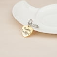 thumbnail image 2 of Anavia Stainless Steel Metal Heart Name - Boarder Birthday Holiday Christmas Engraved Dog Cat ID Tag, Gold, 2 of 11