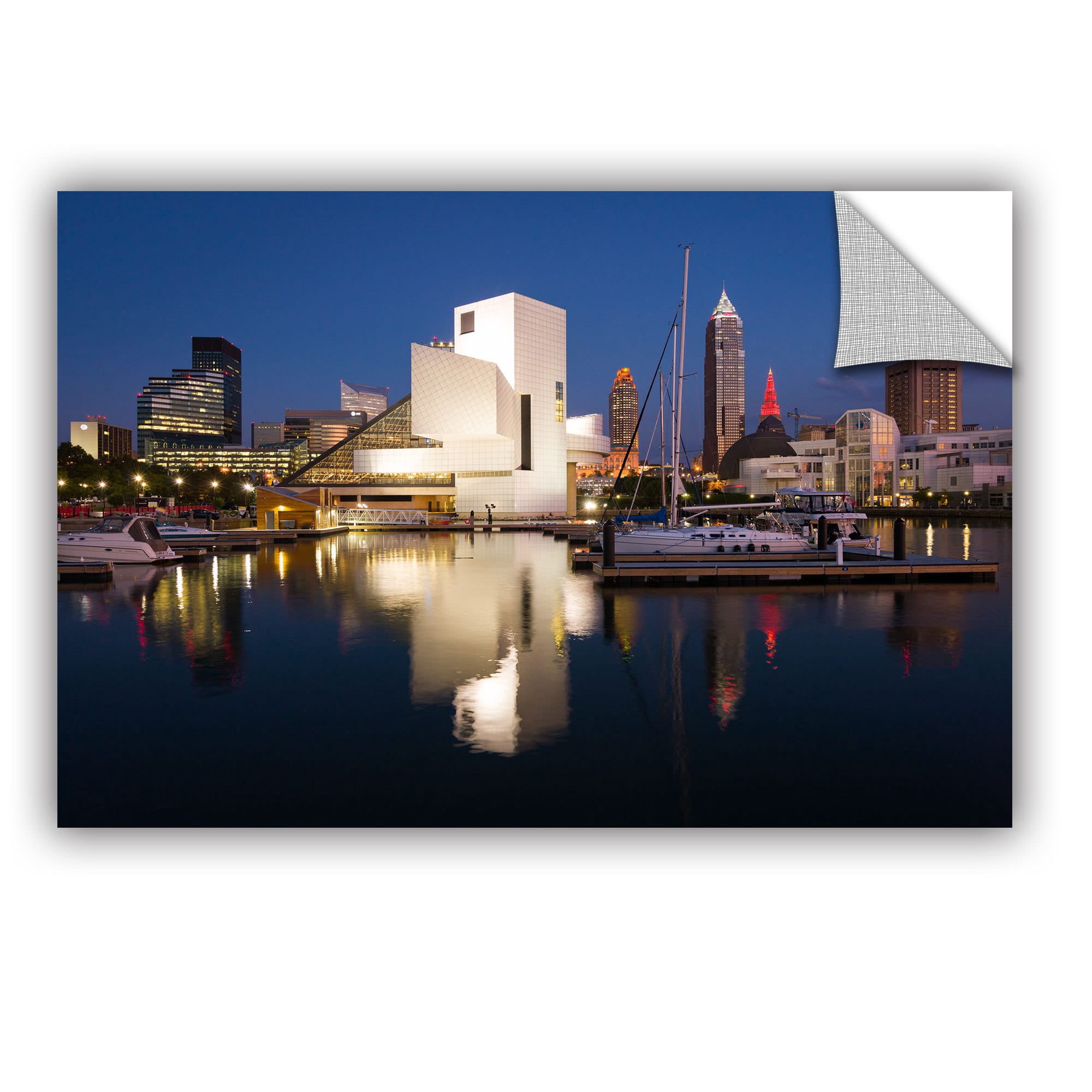 Brushstone Cleveland Skyline 3 Wall Decal