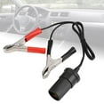 thumbnail image 3 of Car  Lighter Socket 12V Car Battery Clip On Adapter  Socket Lighter Travel Charger, 3 of 8