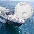 thumbnail image 2 of Unique Bargains 2pcs 5' Bateau Inspection Plate-Forme Hachure Marine Ronde Inspection Hachure Plate-Forme W / Couvercle Détachable Étanche à l'Eau Blanc, 2 of 6