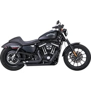 Vance & Hines Black Shortshots Staggered Exhaust System (47329)