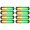 Amber/Green, variant on 8PCS Sync Ultra Slim LED Strobe Warning Lights for Vehicle Grille Mount