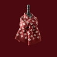 thumbnail image 2 of Yuanlong Winter Scarves Christmas Themed For Women And Men Long Thick Knitted Scarf Holiday Wear Thermal Neck Gaiter Red, 2 of 3