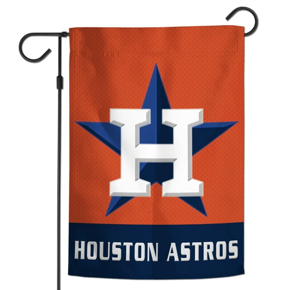 WinCraft Houston Astros 12" x 18" Applique Garden Flag