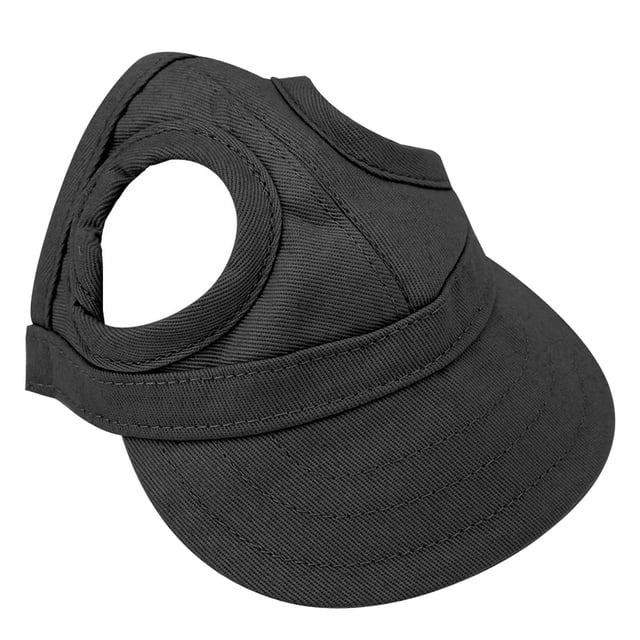 Gorra de béisbol ajustable para perros y gatos Nikou color negro talla M