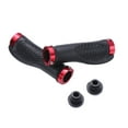thumbnail image 2 of EeaseCA 1Pair Bike Hand Grips Handlebar Lockable Mountain Bike Handlebar Cycling Rubber Handlebar Grip for Cycling Mountain and Bicycles Accessories (Red), 2 of 7