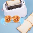 thumbnail image 3 of Greenadscape Toaster Accessory Sky Blue Iron Sandwich Holding Non Slip Base Cooking 1Set, 3 of 7