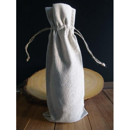 

Linen Wine Bag with Jute Cord 6 x14 - Pack of 6