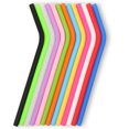 thumbnail image 2 of Monstrate Pajitas reutilizables de silicona, batido de viaje para beber, pajita flexible, suministros lavables, color al azar, 6 piezas, 2 cepillos Type7 NO7 Monstrate HA011566-02, 2 of 6