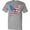Athletic Heather, variant on Inktastic Patriotic Butterfly T-Shirt