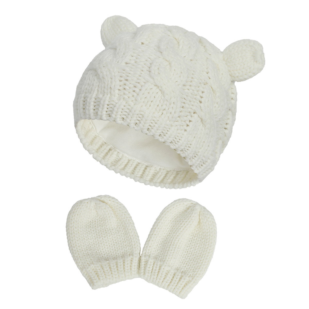 Moufles D'Hiver Doublées Pour Femme - Double Couche Chaude, Coupe-Vent, Taille Unique