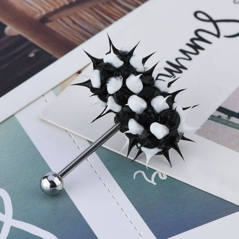 LYUMO Tongue Barbell,3Types Vibrating Tongue Ring Stud Barbell Stainless  Steel Body Piercing Jewelry, Piercing Ring - Walmart.com