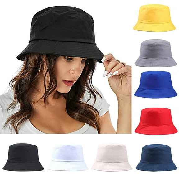 Sunjoy Tech Cotton Style Bucket Hat Unisex Trendy Lightweight Outdoor Hot Fun Summer Beach Vacation Headwear for Men Women