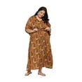 thumbnail image 2 of Gypsie Blu Women's Plus Size Rayon Kaftan Dresses Long Maxi Dress for Ladies Girls Online, 2 of 7