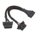 thumbnail image 1 of OBD2 Connector Cable, 16Pin Practical High Efficiency 1 IN 2 OBD2 Extension Cable  For Car, 1 of 8