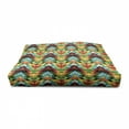 thumbnail image 4 of Colorful Pet House, Abstract Optic Effect Triangle Pattern Digital Vibrant Contemporary Design, Outdoor & Indoor Portable Dog Kennel with Pillow and Cover, 5 Sizes, Multicolor, by Ambesonne, 4 of 5