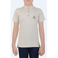 thumbnail image 3 of BOYS POLO KNIT GREY, 3 of 5