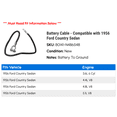 thumbnail image 2 of Battery Cable - Compatible with 1956 Ford Country Sedan, 2 of 2