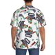 thumbnail image 3 of Balery Dinosaur on Excavator2 Camisa Casual de Manga Corta con Botones para Hombre, Texturizada, Estilo Cubano, para Playa, Verano-X-Large, 3 of 5