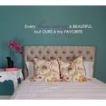 thumbnail image 3 of Love Quotes Wall Décor - Every Love Story Is Beautiful, Ours Is My Favorite - Vinyl Lettering Art Wall Decals 36x10-Inch White, Plum, 3 of 5