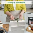 thumbnail image 6 of LotFancy 12 Count Cupcake Boxes,8 Pack Dozen Cupcake Containers with Window and Inserts, 6 of 9