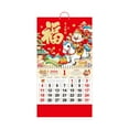 thumbnail image 2 of Uscallm 2Pcs Year Wall Calendar Chinese, 2026 Year Of The Horse Wall Calendar, Chinese Lunar Calendar Home Office Decor, Premium Gold Foil Wall Art Calendar, Feng Shui Zodiac Calendar 2026, 2 of 9