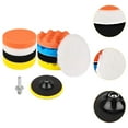 thumbnail image 6 of EHJRE 11 Pieces Car Polishing Sponge Pad Kits 3 inch for Car Detailing Polisher, 6 of 9