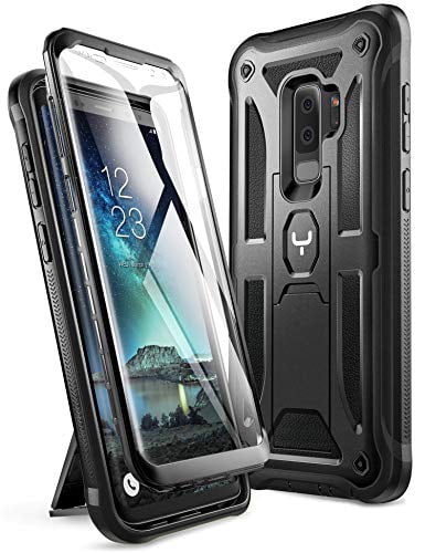 صابونة بيزلين للمنطقه الحساسه YOUMAKER Kickstand Case for Galaxy S9 Plus Case, with Built-in Screen Protector Shockproof Case Cover for Samsung Galaxy S9 Plus 6.2 inch (2018) - ...