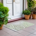 thumbnail image 6 of Addison Rugs Chantille Indoor/Outdoor Transitional Swirls Green Washable Rectangle Rug, 1'8" x 2'6", 6 of 6
