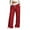 Red Pants for Women, variant on Limited Time Deal kttectoa Women's Pants Solid Color Straight Leg Pants Dressy Elastic Waist Drawstring Casual Pants with Pockets Comfy Loose Sweatpants Yoga Pants Womens Pants