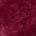thumbnail image 1 of Soft Fluffy Area Rug, Washable Silk-Wool PV Fleece, Non-Slip, Family and pet Friendly Living Room Rug (Bordeaux,20×32 inch), 1 of 1