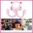 thumbnail image 2 of CIMAXIC cartoon earmuff 1 Pc Rana Shape Design Costume Prop Delicate Cartoon Creative Winter Earmuff,22.83"X8.66"X4.72", 2 of 5