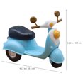 thumbnail image 4 of Home Decor Motorcycle Toy Ornament Realistic Design For Office Countertop 1Set 10.5X2.1In, 4 of 8