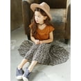 thumbnail image 2 of Gyratedream Summer Kid 2Pcs Clothes,Little Girl Short Sleeve T-shirt+Froal Skirt,2-7Y, 2 of 8