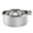 XL, variant on Pebbuoy Parrot Feeding Cup Stainless Steel Hanging Bowl Anti-turnover Pet Food Cage Cup with Clips Sturdy Easy to Clean Pet Bowl for Parrots Parakeets Hamsters Birds Foods