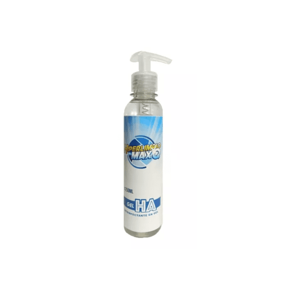 Gel Antibacterial Desinfectante Sanitizante 250ml HIPERLIMPIO MAXQ Gel Antibacterial Desinfectante Sanitizante 250ml