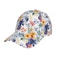 thumbnail image 3 of Xecao Lilies Flowers for Baseball Cap: Unisex, crafted from classic polyester twill fabric, featuring a soft unconstructed design, 3 of 9