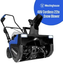 Westinghouse WSnow22T 48V Cordless Snow Blower 22 Inch Tool, Steel Auger, Brushless Motor, 25ft Throwing Distance, Plows 840lbs/min, Compatible with Snow Joe Batteries (Battery & Charger Not Included)