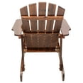 thumbnail image 4 of Leigh Country TX 94056 Adirondack Adult Outdoor Wood Patio Chair -Brown, 4 of 8